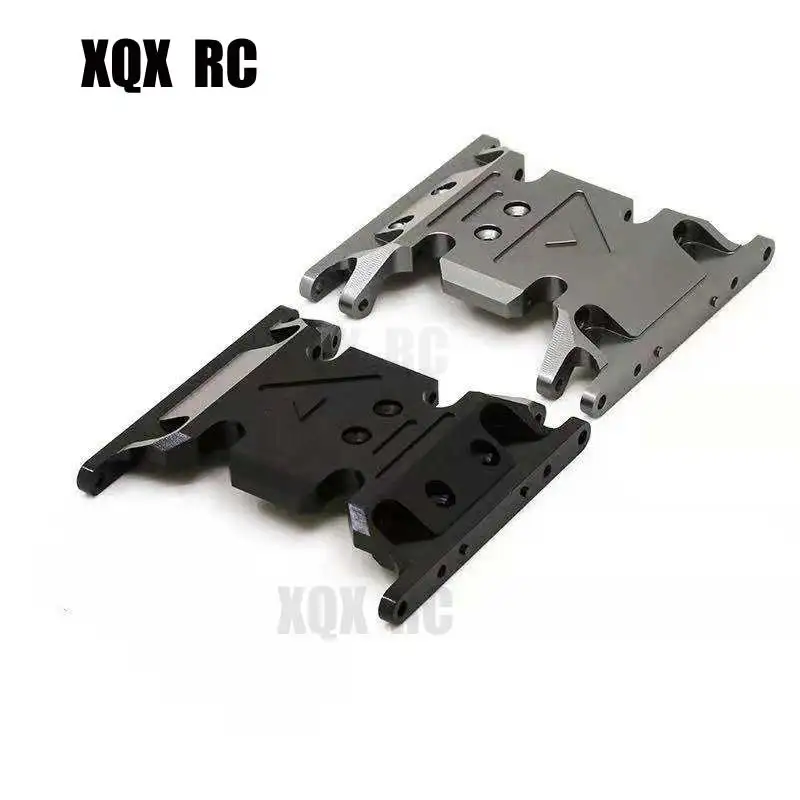 

Aluminum Alloy Transmission Mount Base Gearbox Holder Skid Plates for 1/10 RC Crawler Axial SCX10 and SCX10 II Chassis