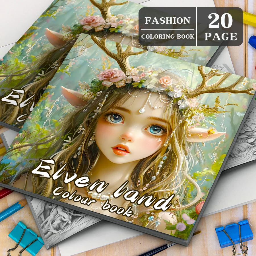 Libro Illustrato per Adulti: Esplora il Mondo Magico delle Fate della Foresta e delle Bellissime Pixie con Disegni Colorati Terapeutici - immagine 2
