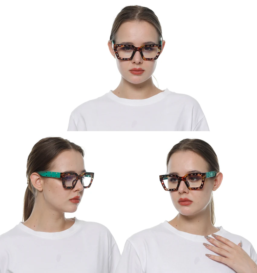 Lunettes De Lecture Carrées Anti-lumière Bleue Vintage, Lot De 12, Pour