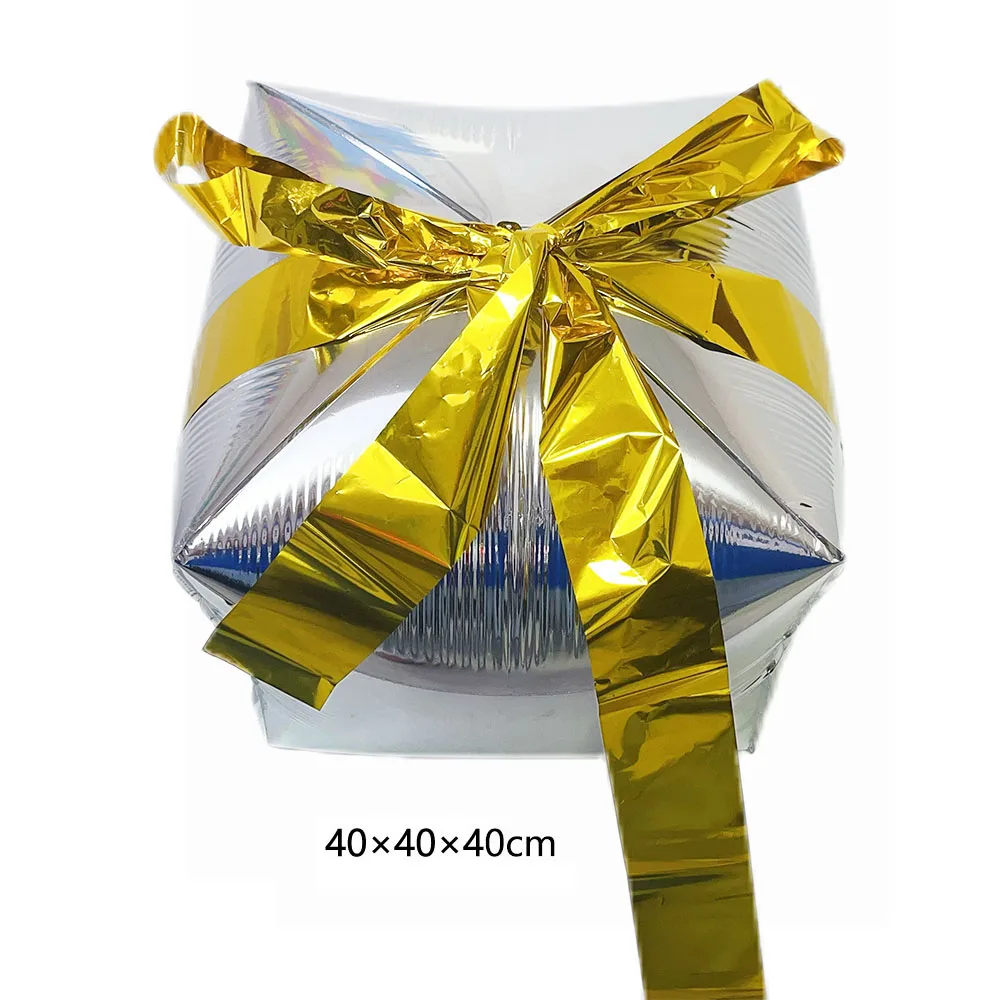 Stehende Schneemänner Weihnachtsballon Weihnachtsmann Geschenkbox Luftballons Weihnachten Neujahr Feiertage Heiligabend Dekorationen Kinder Geschenk – Detail 3