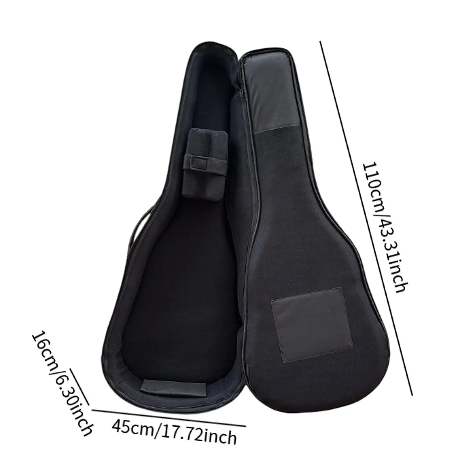 Guitar Gig Bag,Guitar Storage Box,with Foam Lining Protection Folk Guitar Case Bag Folk Bag for Players 41inch