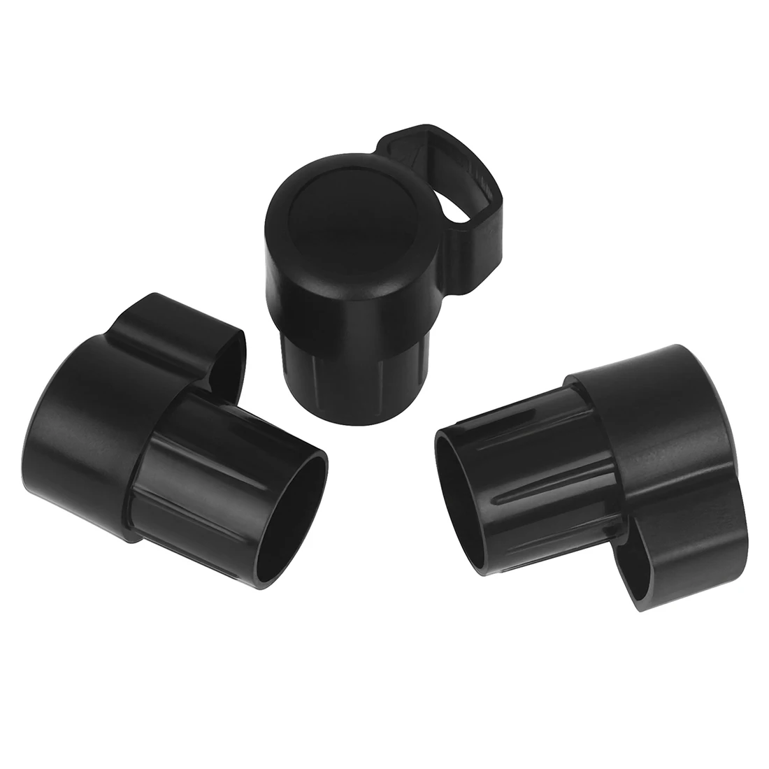 3 Pcs Tenor Saxophone End Plug ABS Sax Mouth End Plug with Anti-button Bump Portable Sax Parts Woodwind Instrument Accessories