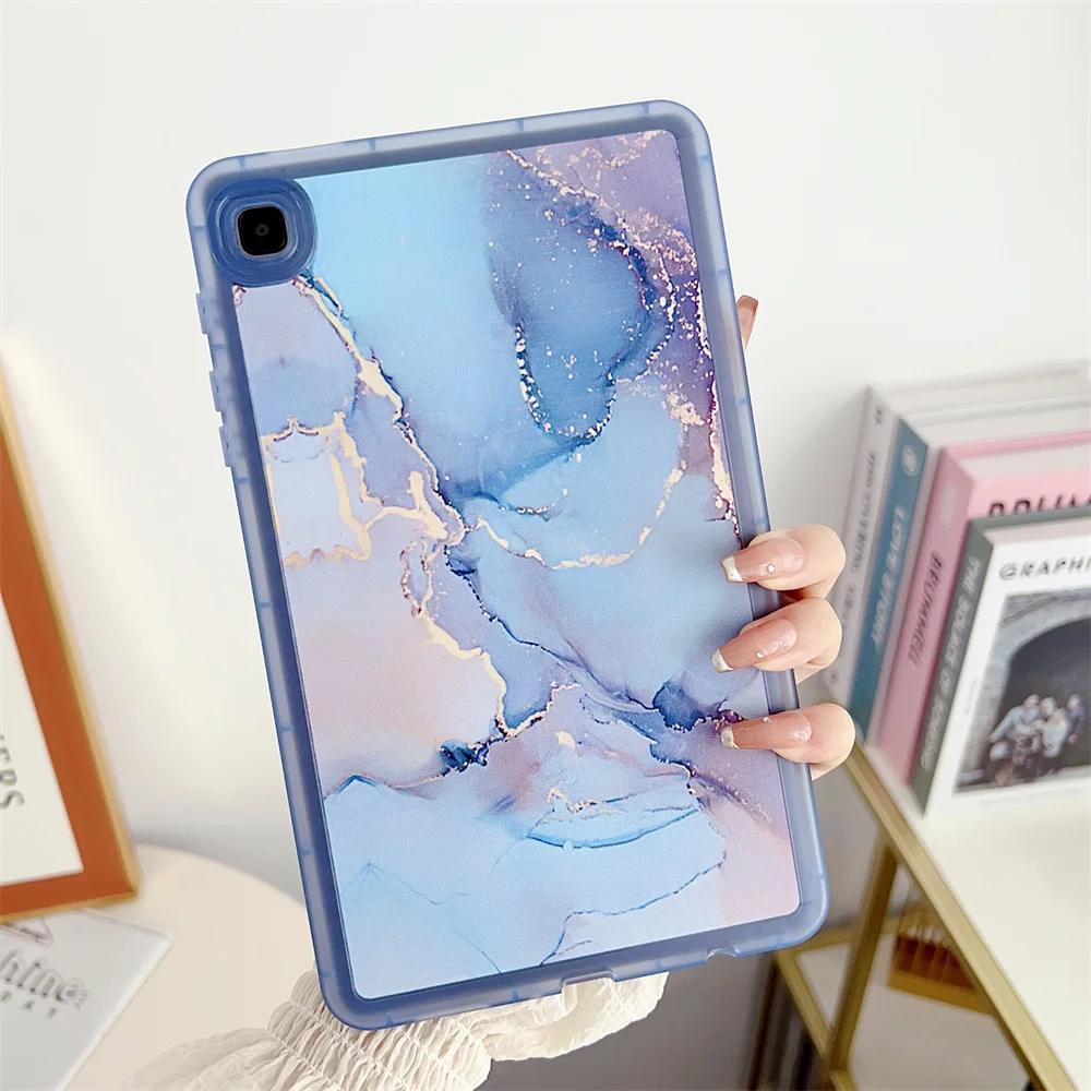 

Marble Case for Samsung Galaxy Tab S6 Lite SM-P610 P615 A8 10.5 SM X200 X205 S7 FE T730 S8 S9 PLUS 12.4 X800 A7 Lite T220 Cover