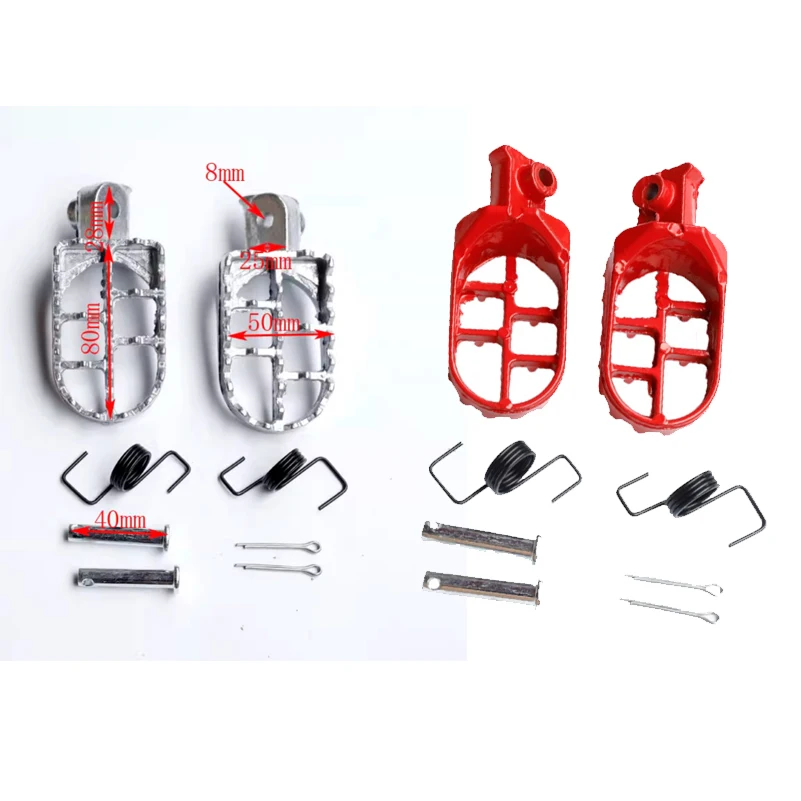 Moto Cnc Poggiapiedi Pioli Pioli Pedali Cinesi Per Cr 125 250 Crf 150R 250R 250X 250Rx 450R 450Rx 2004-2022