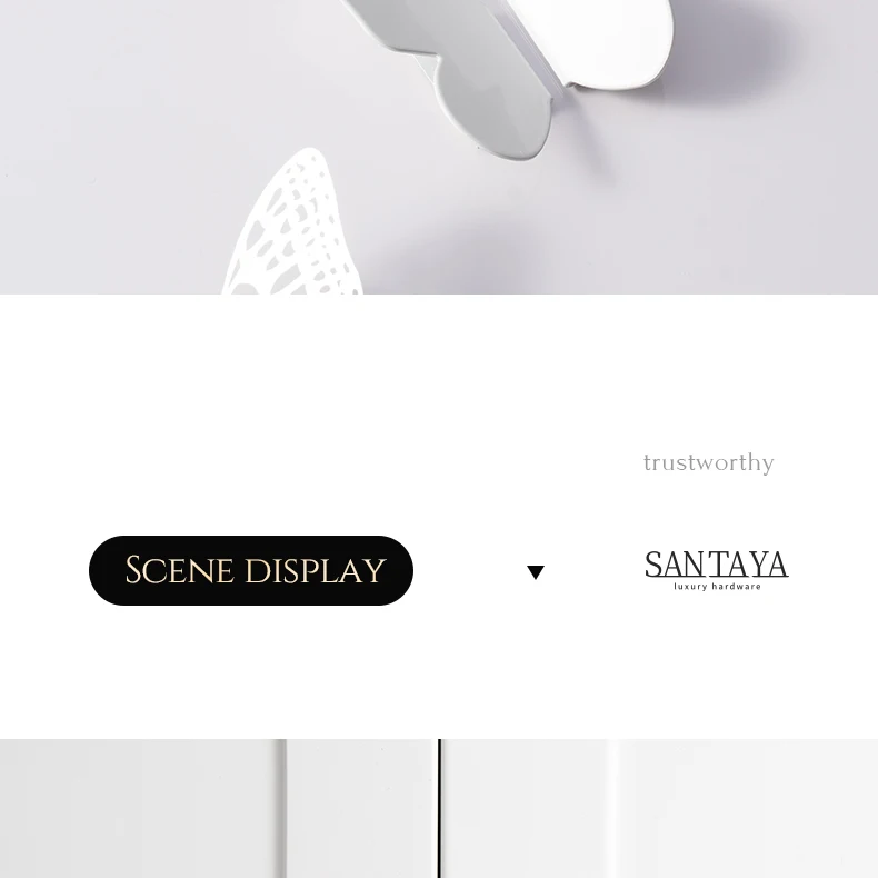 kitchen cabinet butterfly knob gold brass design