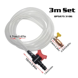 Efficient Self - Suction Manual Oil Pump with Copper PVC Filler Pipe for Oil, Fuel, and Water Transfer (3m With valve)