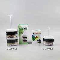 ตัวกรองฟองน้ำชีวภาพแบบหลายชั้นถังเก็บปลาแบบนำกลับมาใช้ได้ที่มุมตู้ปลา 4