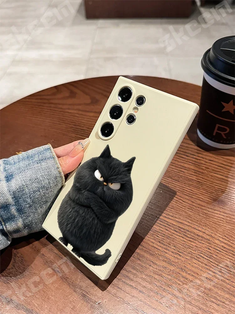 Adorable Cartoon Cat Soft Phone Case Cover