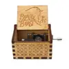 Different styles Wooden Hand Cranked Music Box Jurassic Can't Help Falling in Love Valentine's Day to Christmas Birthday Gift 3