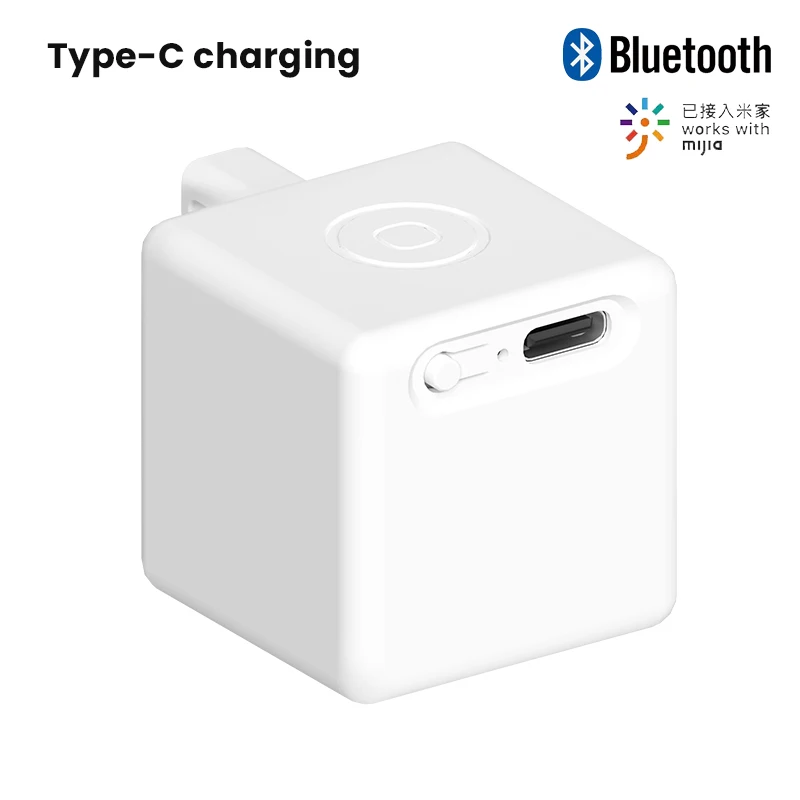 Fingerbot Plus Interruptor de Carregamento Inteligente Funciona com Xiaomi Mijia Outlets Bot Remoter Botão Cortinas de Garagem Robô Pusher