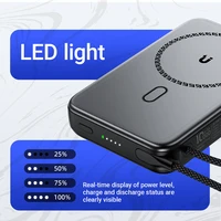 ACEFAST 10000mAh 22.5W Magnetic Wireless Fast Charging Power Bank For iPhone 17 16 Pro Max Built with Holder USB C Cable Battery 5