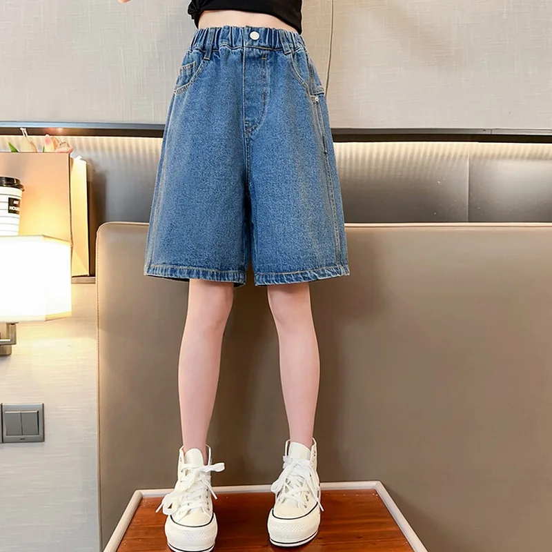 Short Bermuda Short Jean 12 Ans Fille Denim Short Filles 12 Ans