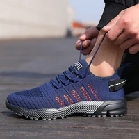 Hommes espadrilles décontractées maille léger respirant chaussures de course à semelles souples sans lacet chaussures plates pour homme mocassins chaussures formateurs Zapatos Hombre 4