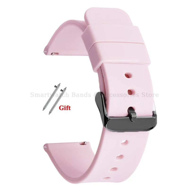 Versatile Soft Silicone Quick Release Watch Band Strap