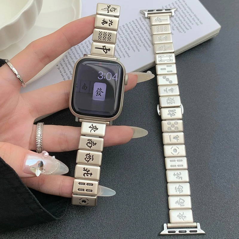 Apple Watch ø   Ʈ 9 8 7 6 5 SE 4 3 38/40/41/42/44/45mm iWatch UItra 2 49mm  м INS ߱ ݼ 