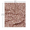Elinfant Bamboo Cotton Muslin Swaddle Blankets 120*110cm 2 Layers Nursing Cover Newborn Phototgraphy Blankets 2