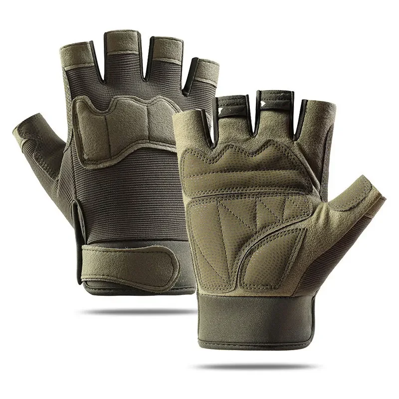Tactical Gloves Half Finger for Men And Women Outdoor Mountaineering Cycling Wear-resistant Breathable Riding Gloves
