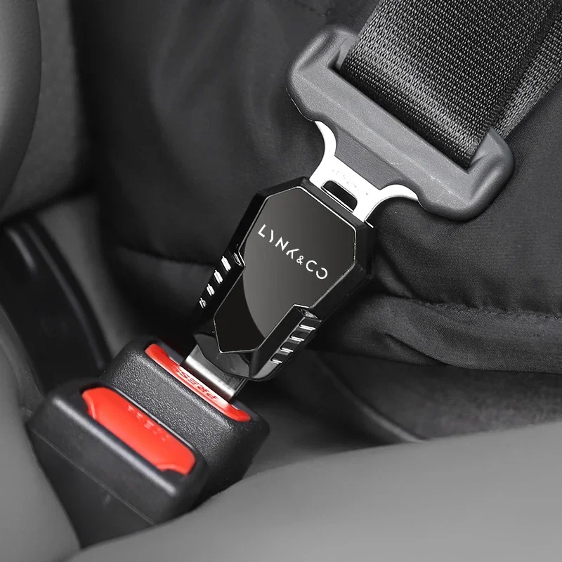 For Lynk Co 05 01 02 03 06 Lynk-Co Car Seat Belt Locker Carabiner Extender Insurance Belt Insert Buckle