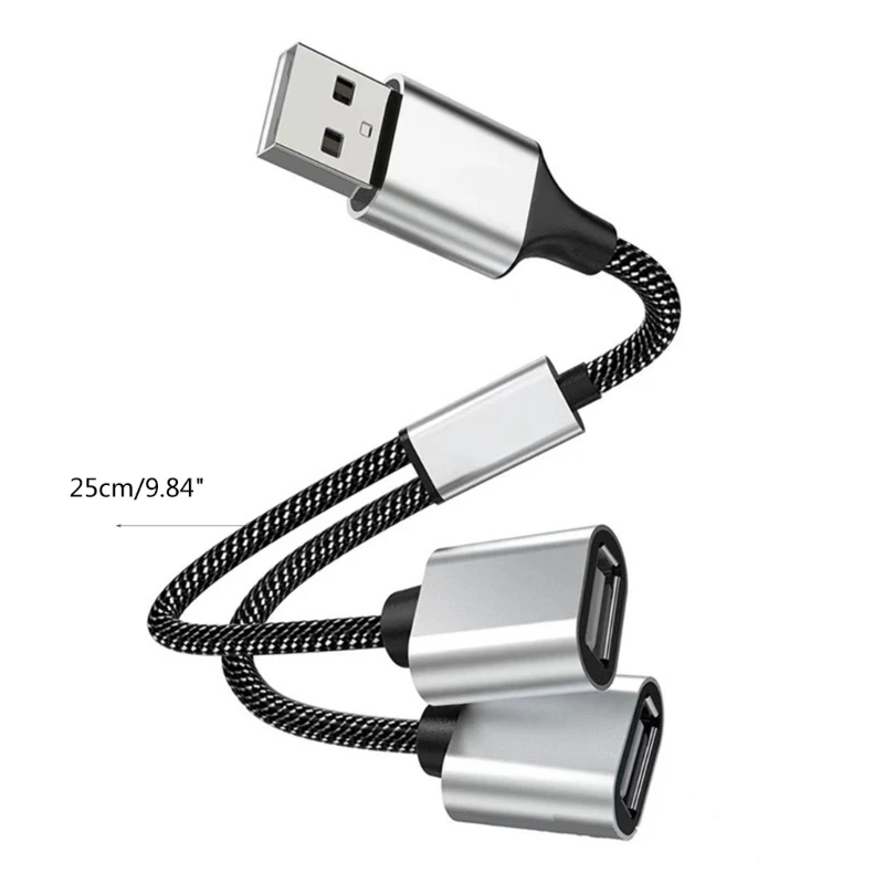 USB OTG 케이블 전화 어댑터 2 in 1 Type 데이터 및 충전 기능이 있는 USB 어댑터