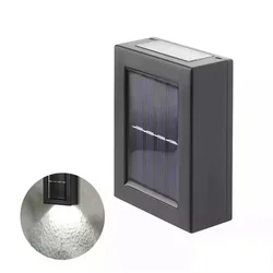 Solar-Powered Outdoor Decorative Wall Lights - Waterproof Garden Spot Lamps - 6Pcs (White)