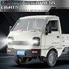 New 1:16 RC CAR Simulation Drift Climbing Truck LED Light Haul Cargo Remote Control Electric Toys For Children VS D12 5