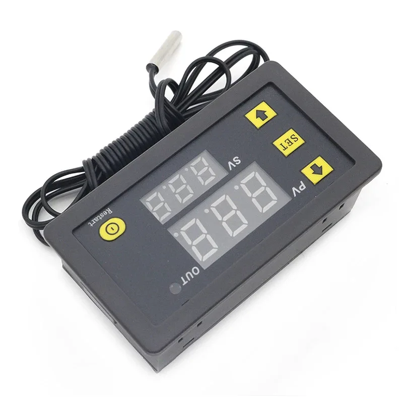 W3230 Mini Digital Temperature Controller 12V 24V 220V Thermostat Regulator Heating Cooling Control Thermoregulator With Sensor