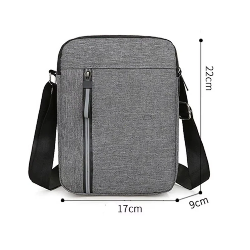 Large Capacity Crossbody Bag For Men Durable Casual Nylon Waterproof Handbag Messenger Bag Travel Male Fashion Shoulder Bag