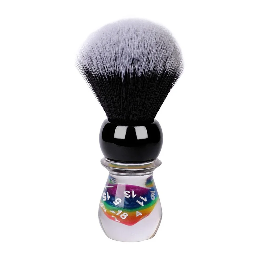 Men's Shaving Cream Foam Beard Cleaning Brush Barber Shop Resin Nylon