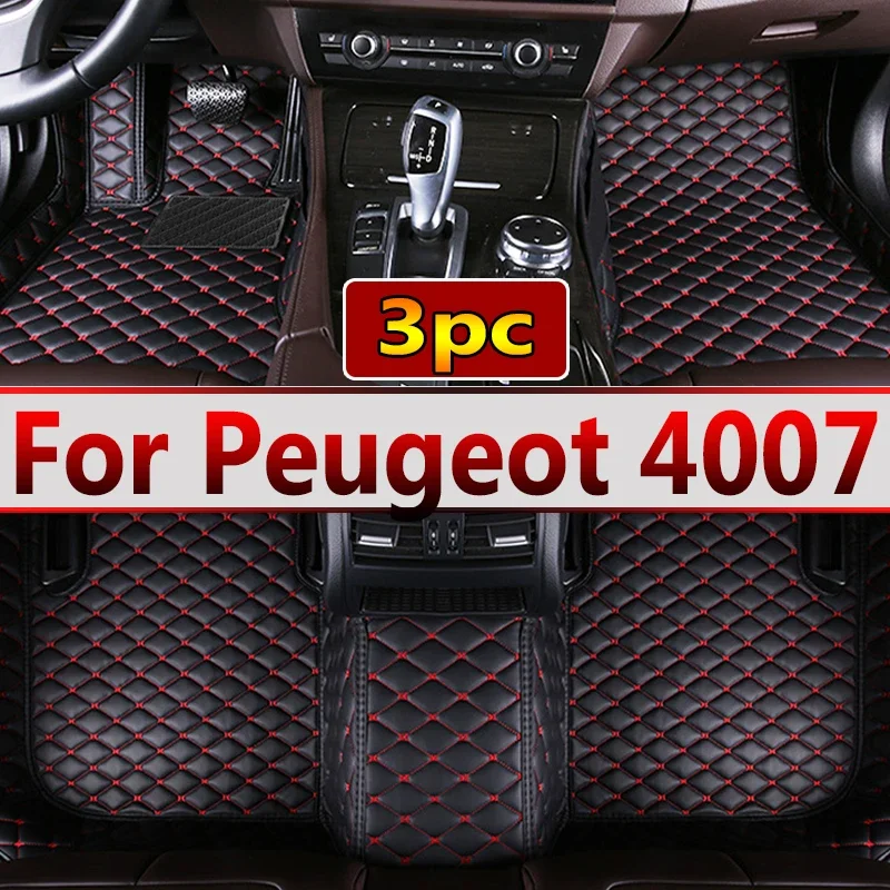 

Автомобильные коврики для Peugeot 4007 Mitsubishi Outlander, Citroen C-Crosser 2007 ~ 2012, коврики, кожаные коврики, коврики, автомобильные аксессуары