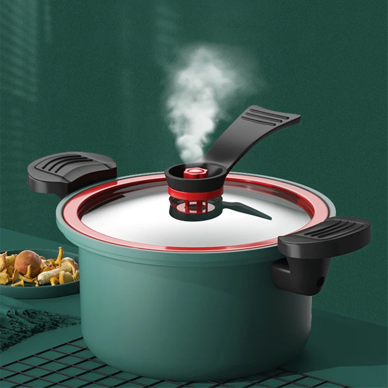 3.5l Micro Pressure Pot Cooker Nonstick Multifunctional Kitchen