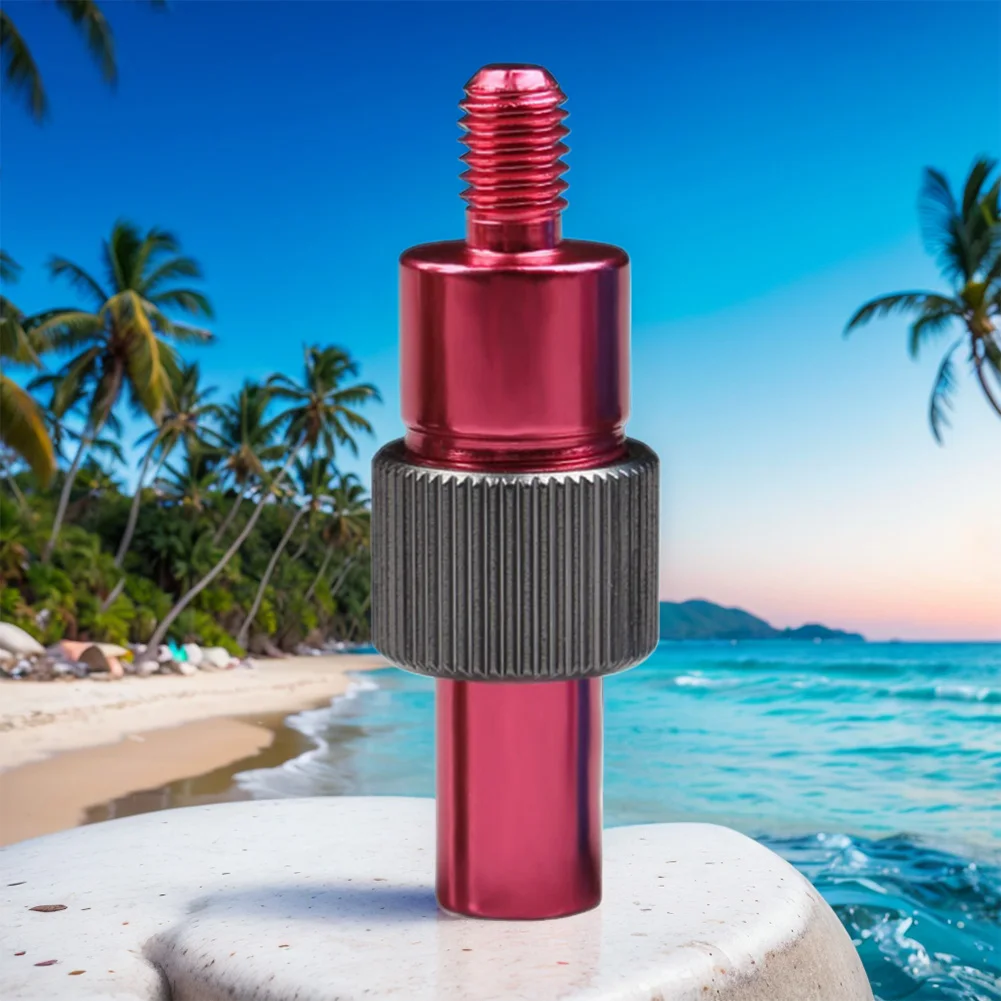 Aluminum Alloy Landing Net Head Adapter Prevent Fish Running Fish Landing Net Screw Quick Release Fish Landing Dip Net Connector