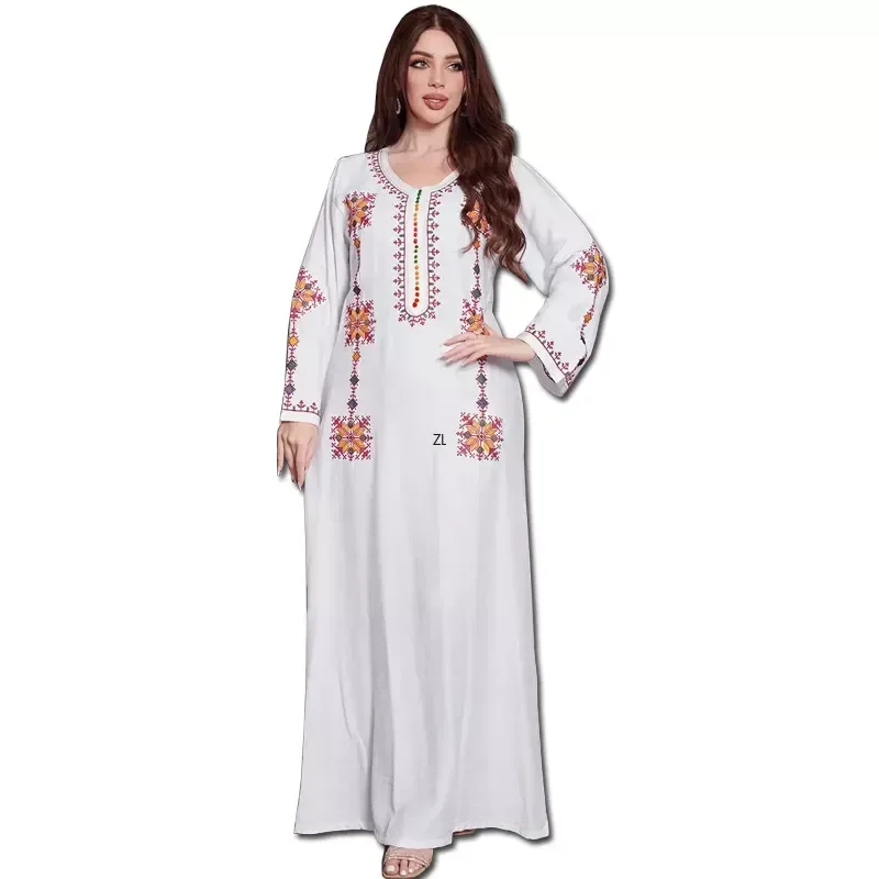 

Women Long Dress Fashion Abaya Muslim Islam Arabic Middle Eastern Clothing Causal Evening Party Dress Muslim Abaya Dress