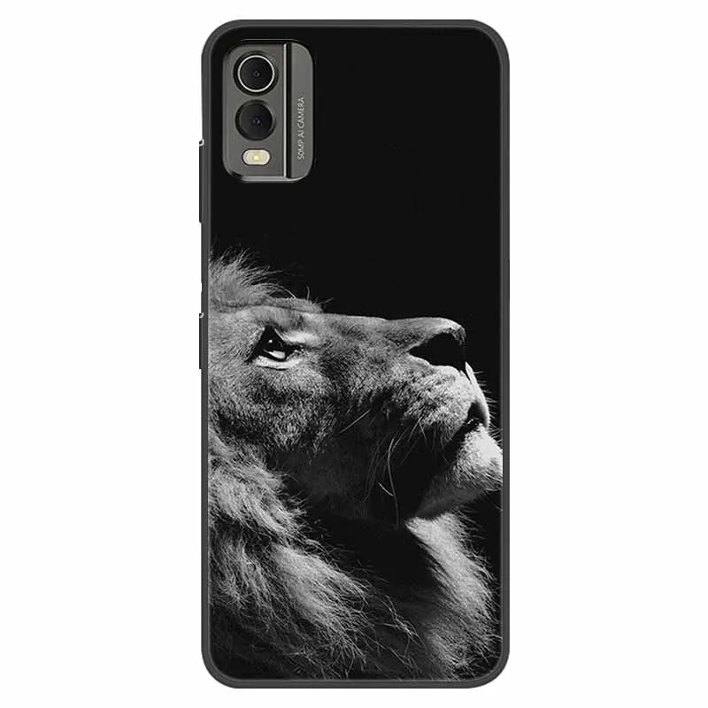 Shockproof Soft Silicone TPU Back Cover with Cute Cartoon Design
