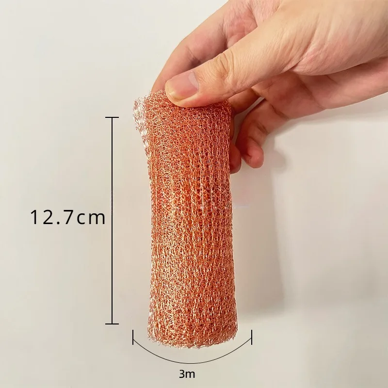 3/6/12m Copper Wire Mesh Signal Shielding Anti-Snail Pest Rodent Mesh