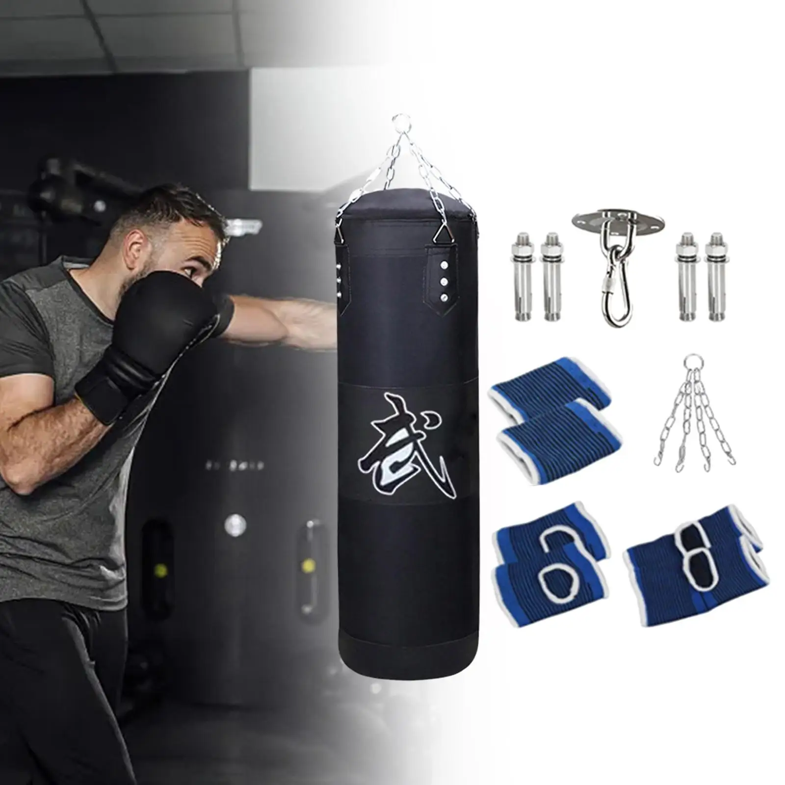 Fillable Punching Bag Workout Unfilled Bag for Adults Home Gym Body Building