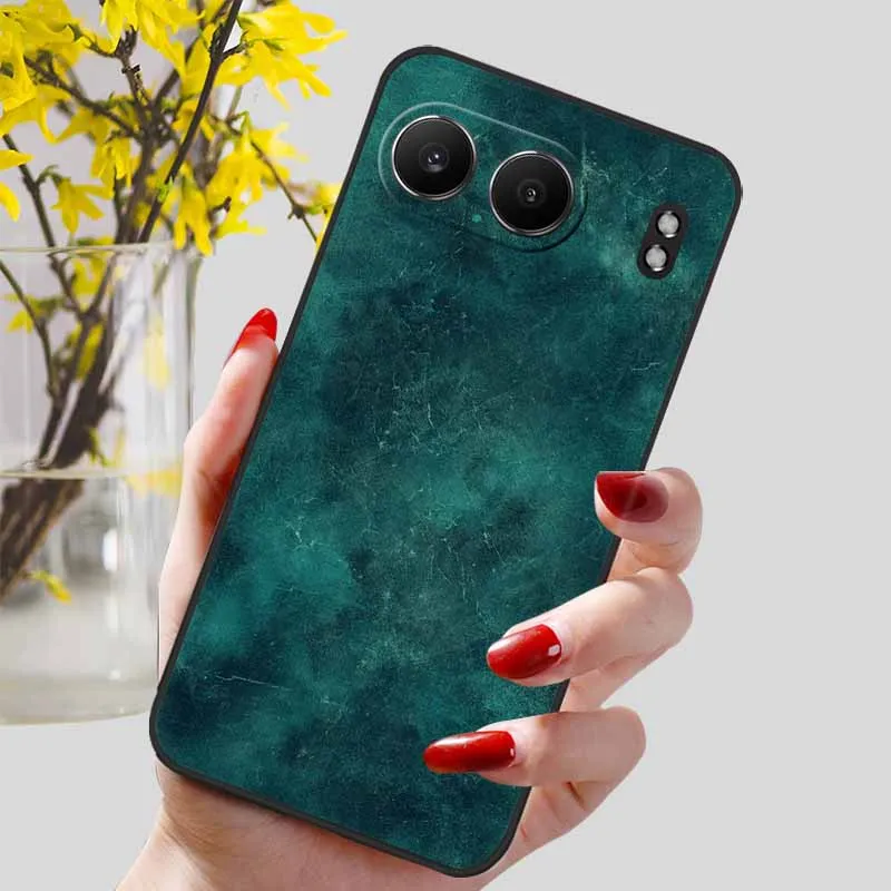 Elegant Black Marble TPU Soft Phone Cover - Fashionable Silicon Back Protector