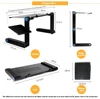 Adjustable Laptop Desk Stand Portable Aluminum Ergonomic Lapdesk For TV Bed Sofa PC Notebook Table Desk Stand With Mouse Pad 6