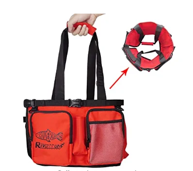 Riverruns Ice Fishing Bucket Tool Organizer, Multiple pockets, Adjustable  Tackle Bag,Bucket and Other Fishing Gears Not Included