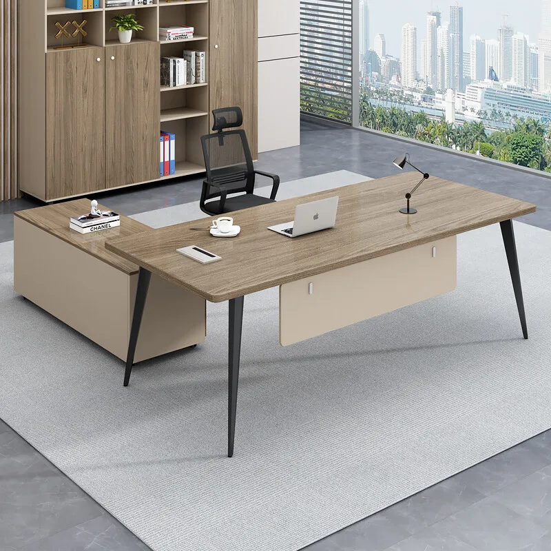 Modern Corner Office Furniture Sets Executive Laptop Meeting Writing Desk School Table Pc Cadeira Presidente Luxury Furniture