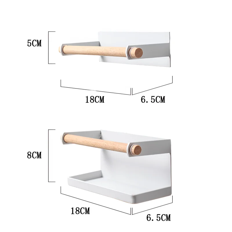Non Nail Magnetic Umbrella Stand Household Wall Mounted Umbrella Storage Rack Entrance Door Creative Double-layer Rack