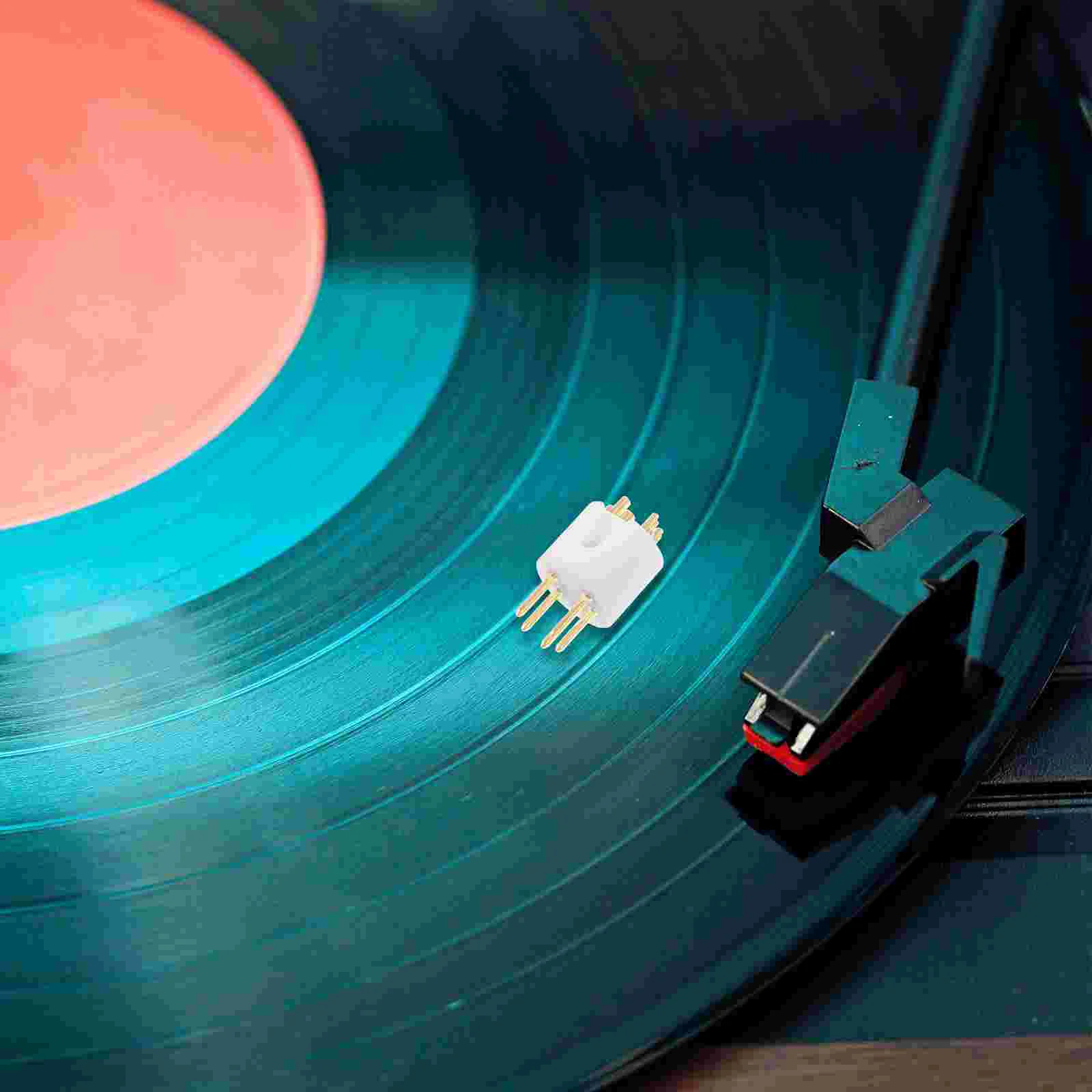 

Vinyl Record Player Accessories Connector Universal Replacement Records Turntable Parts Old Fashioned 5 Pin
