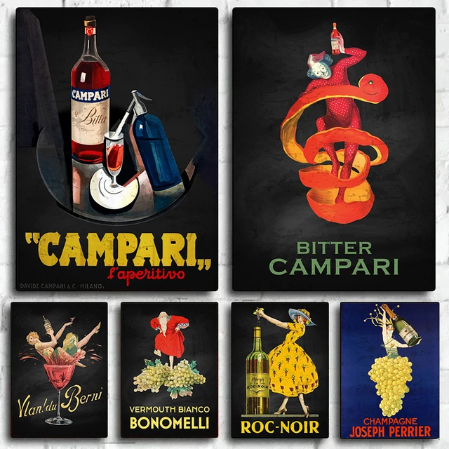 Buy Campari L'aperitivo Vintage Poster Print Advertising Campari