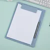 A4 leather writing clip, business folder, data book, office storage menu clip, contract book clip, music score clip 2