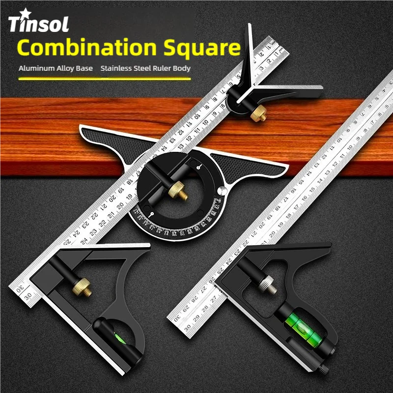 Multifunctional Combination Angle Ruler High-Precision Stainless Steel ...