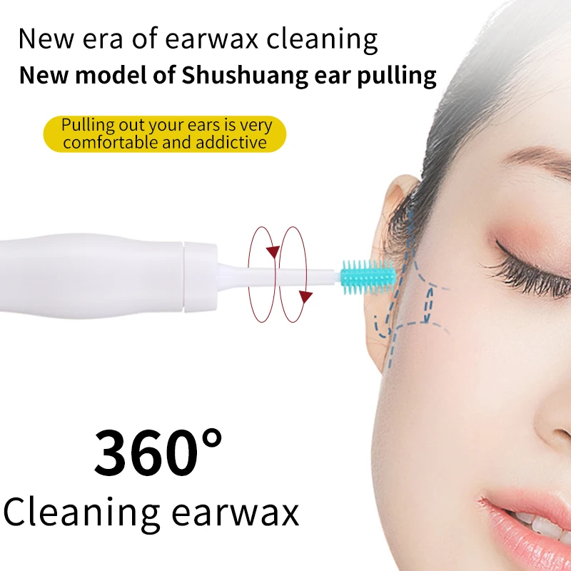 2023 New 3 In 1 Ear Cleaner Silicon Ear Spoon Tool Set 16 Pcs Care Soft Spiral For Ears Cares Health Tools Ear Wax Removal Tool