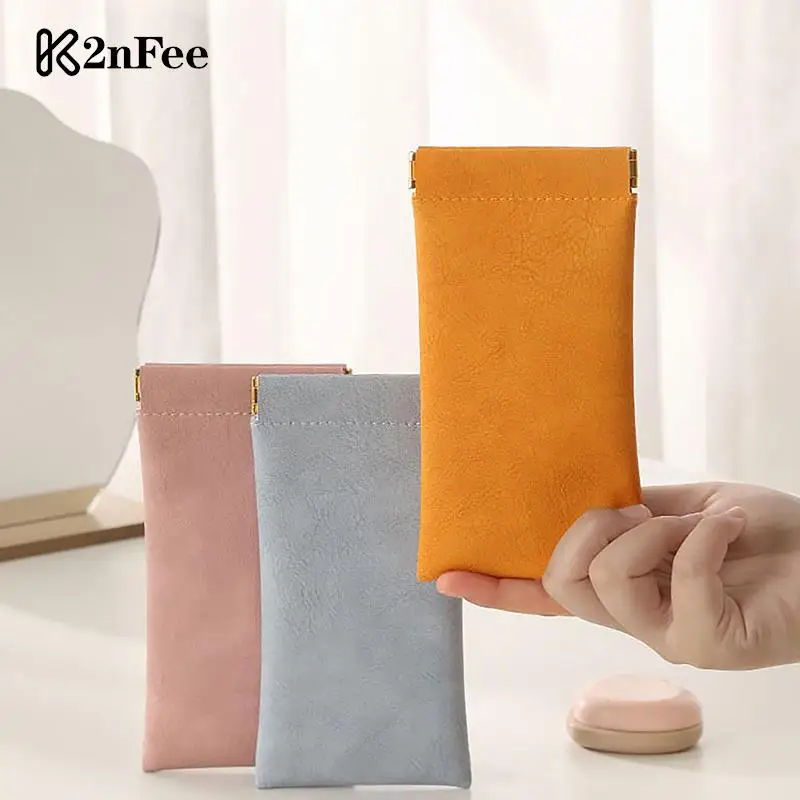 

Waterproof Pouch Glasses Protective Cover Automatic Closed Sunglasses Case PU Leather Glasses Storage Bag Eyewear Storage Bag