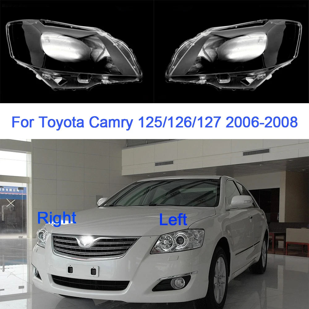 

Car Headlight Cover For Toyota Camry 125/126/127 2006 2007 2008 Transparent Headlamp Shell Plexiglass Lens Cover Replacement