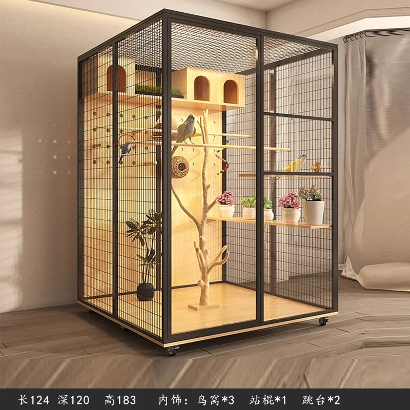 Viveiro Para Calopsita Cages Parrot Carrier Breeding Box Toys Chinchilla Bird Cages Cat Nest Jaula Para Conejos Bird Supplies