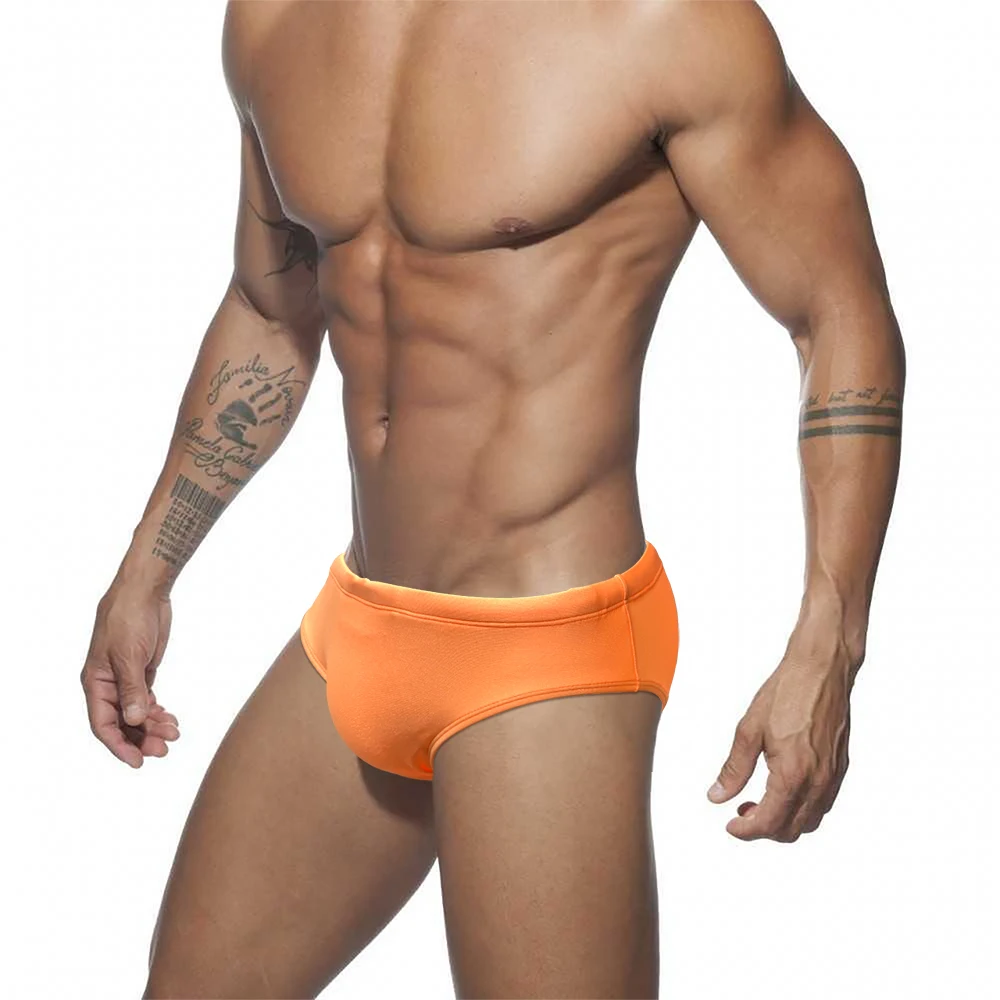 Sexy Mens Glitter Swim Briefs Transparent Quick Dry Swimwear Summer Male Sport Beach Surfing Trunks Mayo Bright Bathing Suit