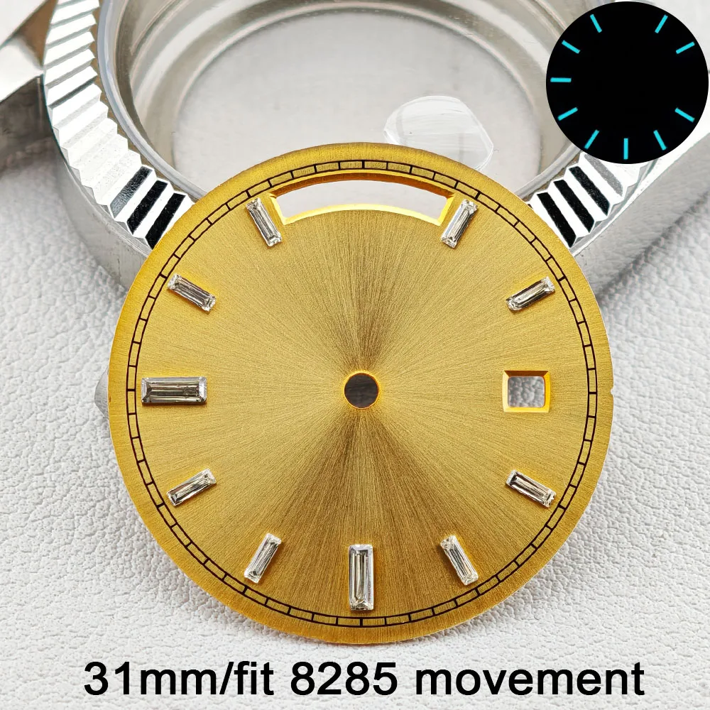 Luminous Blue-Green Dial with Dual Calendar - Watch Accessory